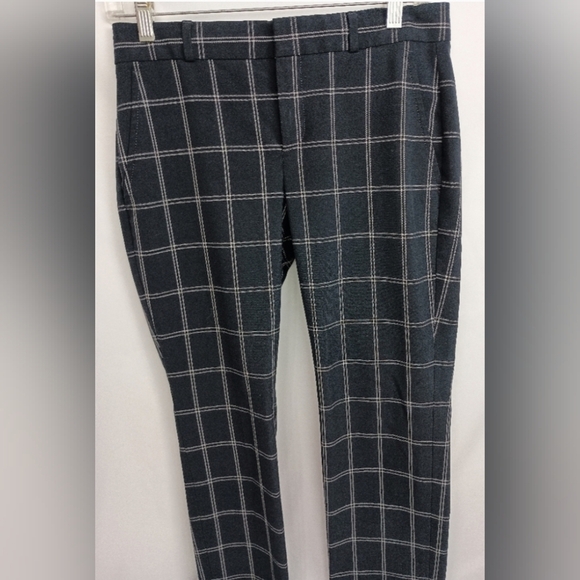BANANA REPUBLIC Navy Blue White Dress Pants with Windowpane Pattern(#704) - Picture 8 of 8